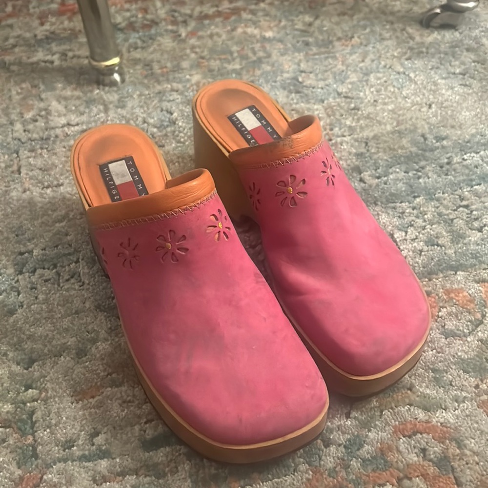 Vintage Tommy Hilfiger Clogs Size 7.5